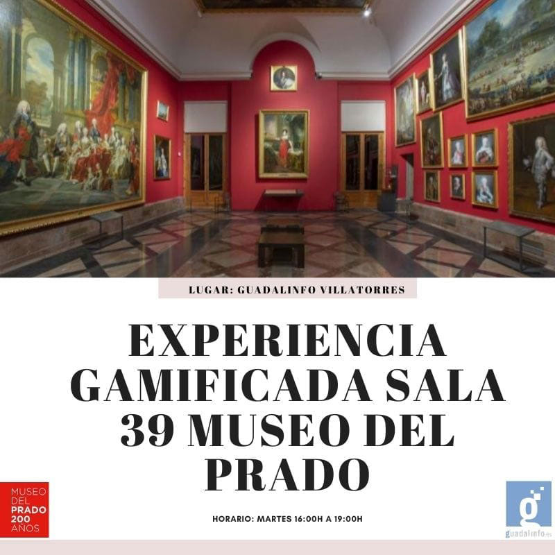 Experiencia gamificada sala 39 del Museo del Prado el 19 de Noviembre