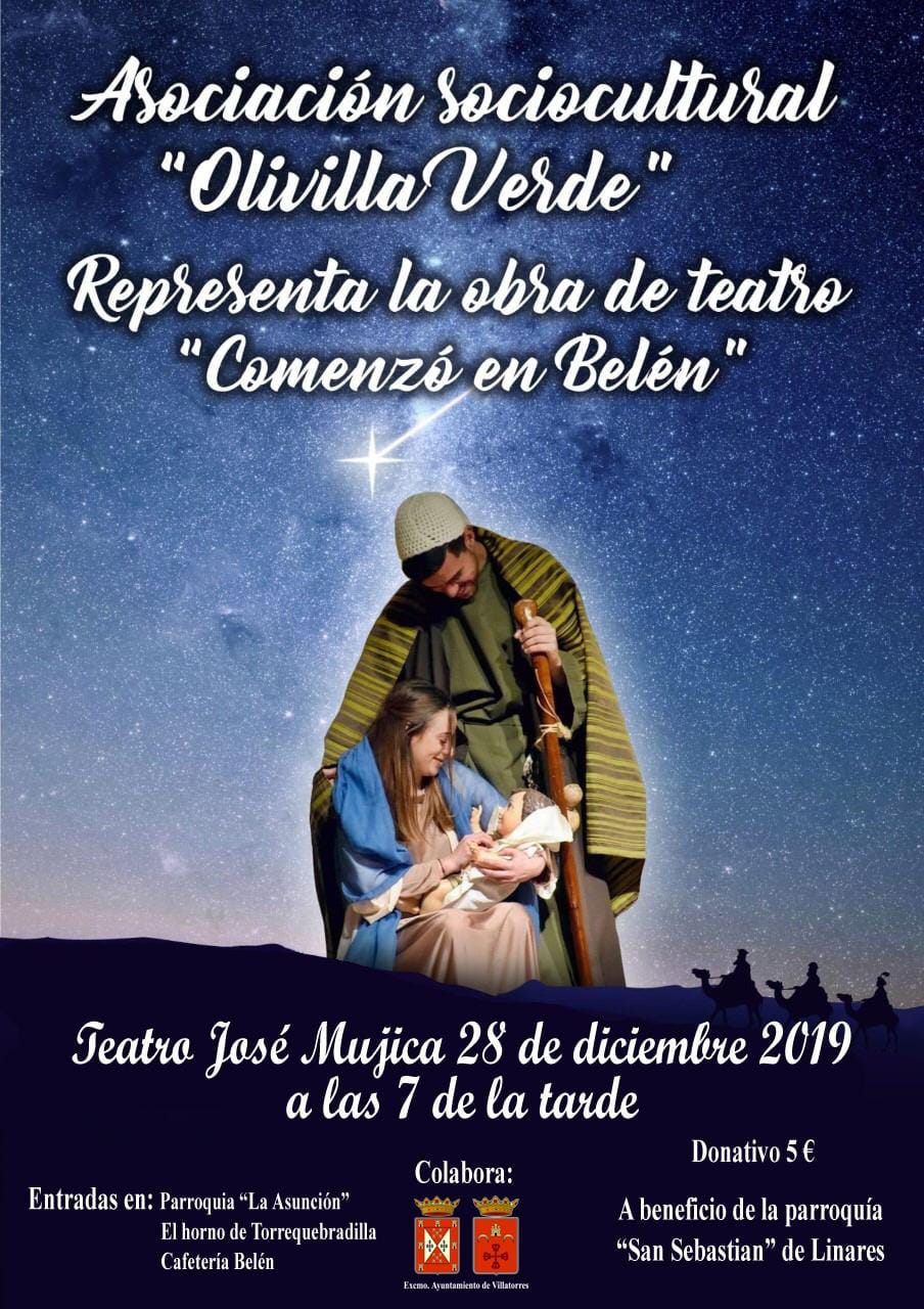 Representación de la obra teatral Comenzó en Belen