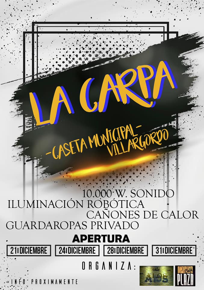 Próxima apertura La Carpa