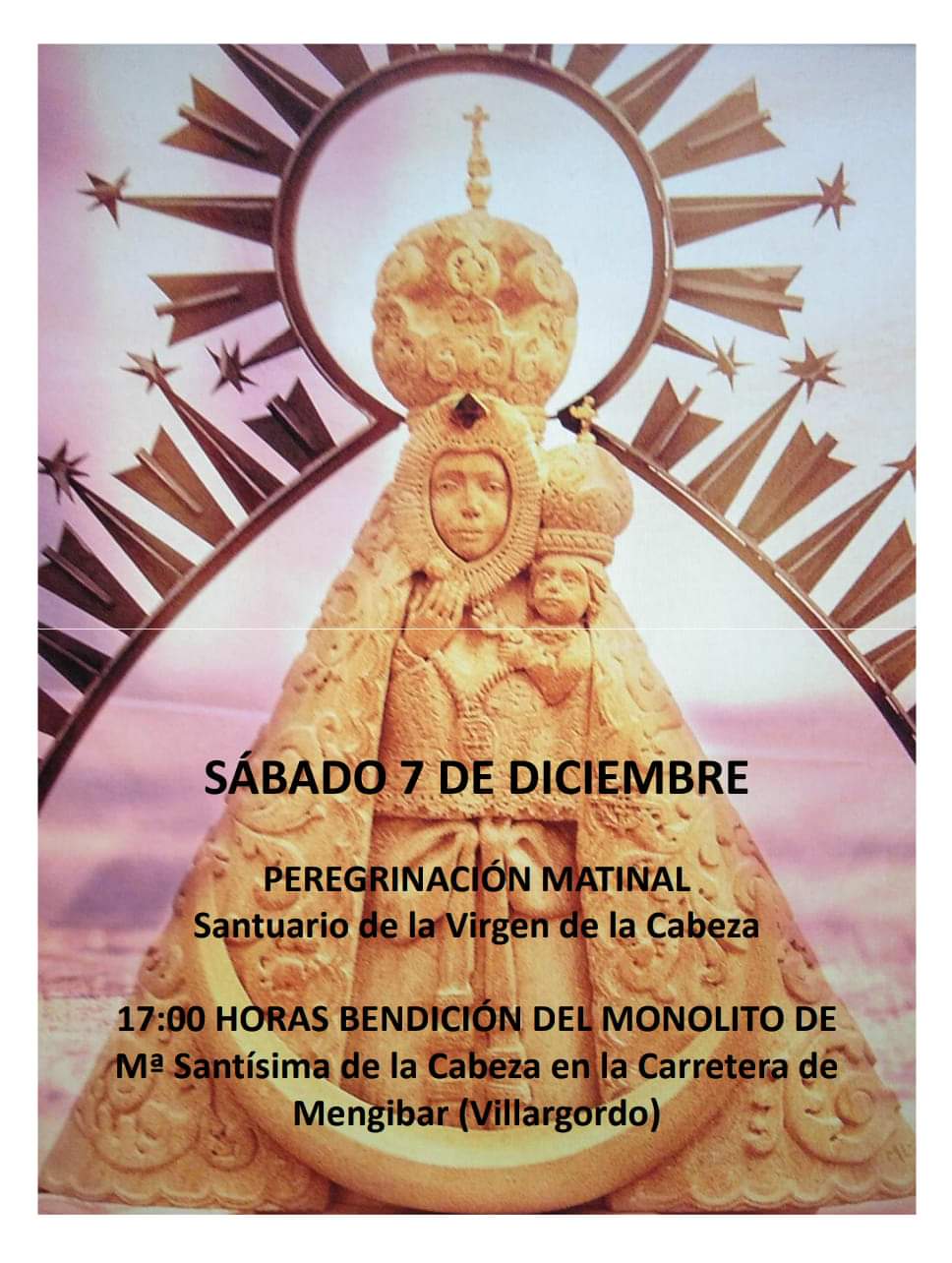 Bendición del Monolito de la Stma. Virgen de la Cabeza