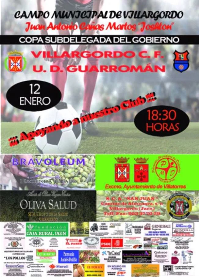 Partido de Fútbol Copa Subdelegada del Gobierno