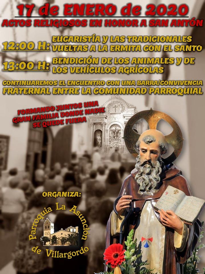 Actos religiosos en honor a San Antón