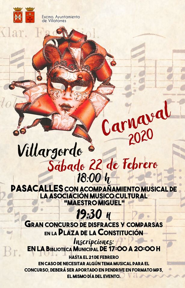 Abierta la inscripción al Carnaval 2020