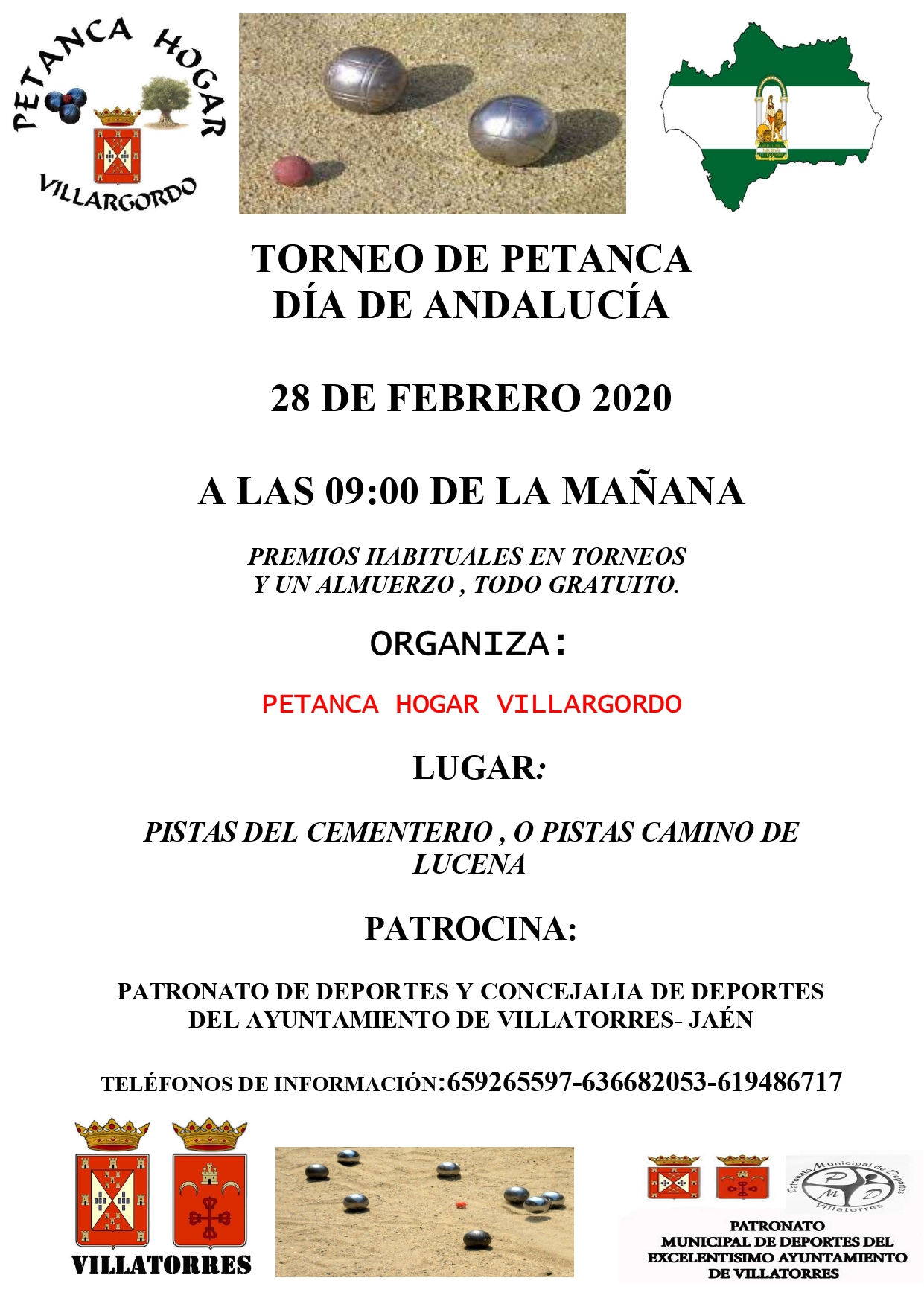 Torneo de Petanca Día de Andalucía
