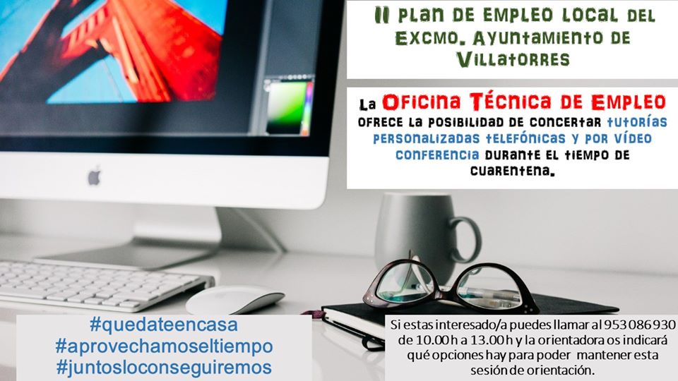 Servicios de la Oficina Técnica de Empleo Telefónicamente y por Vídeoconferencia