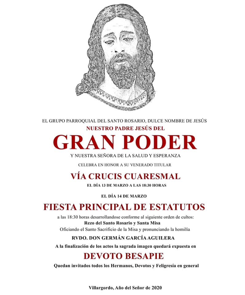 Vía Crucis del Gran Poder y Fiesta de Estatutos