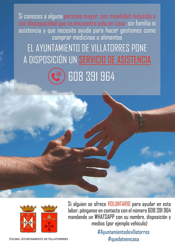 El Ayto pone a disposición un servicio de asistencia