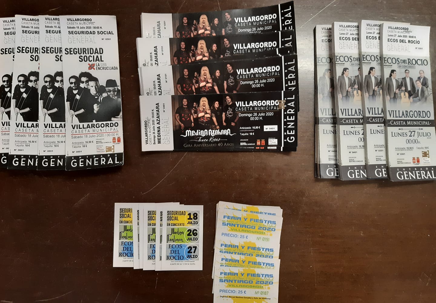 Disponible las entradas para los conciertos de Santiago 2020