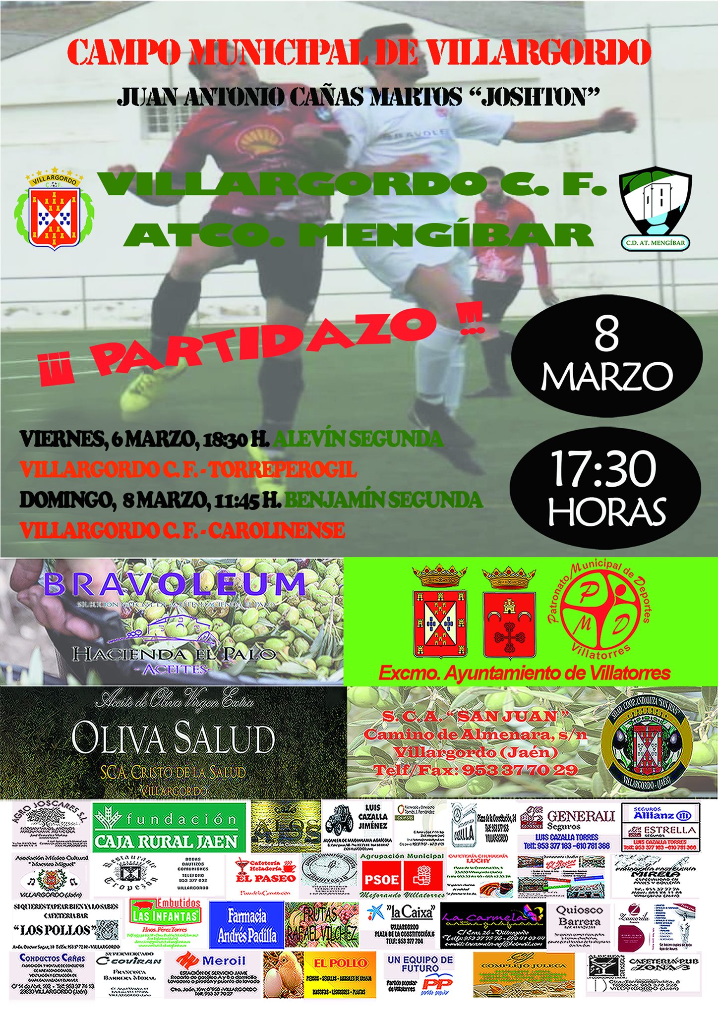 Fútbol Senior: Villargordo C.F - Atco. Mengíbar