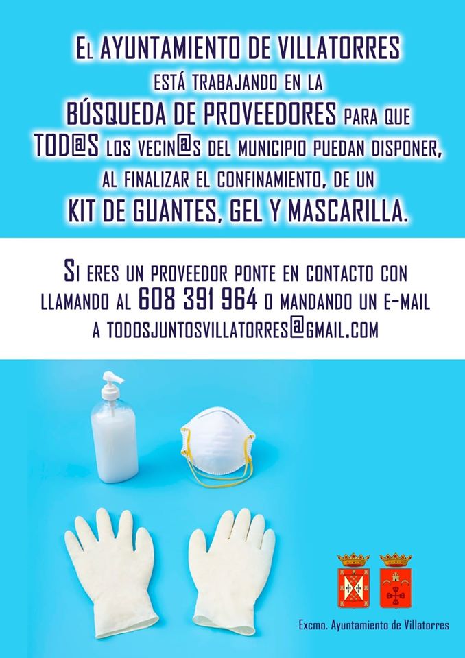 Búsqueda de proveedores para adquisición de kit desinfectante