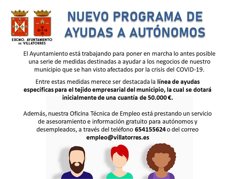 Nuevo Programa de Ayuda a Autónomos