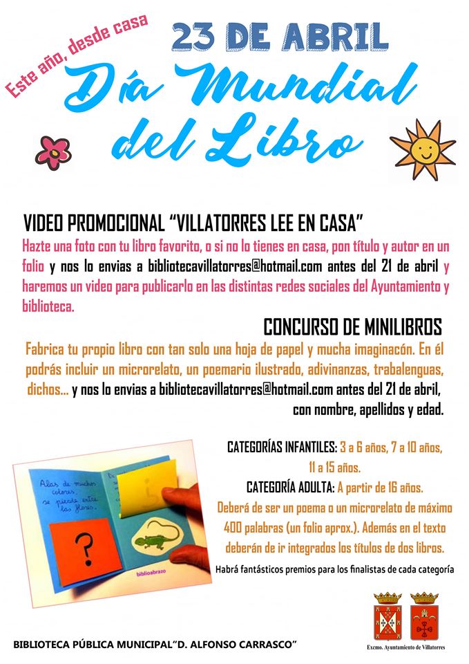 Actividades para el día mundial del libro