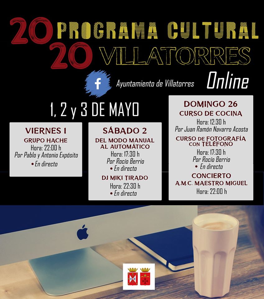 Programa Cultural del 1 al 3 de Mayo