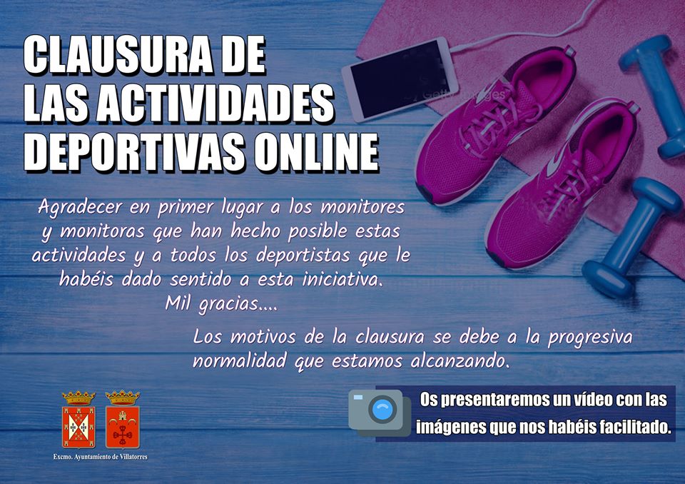Clausura Actividades Deportivas Online
