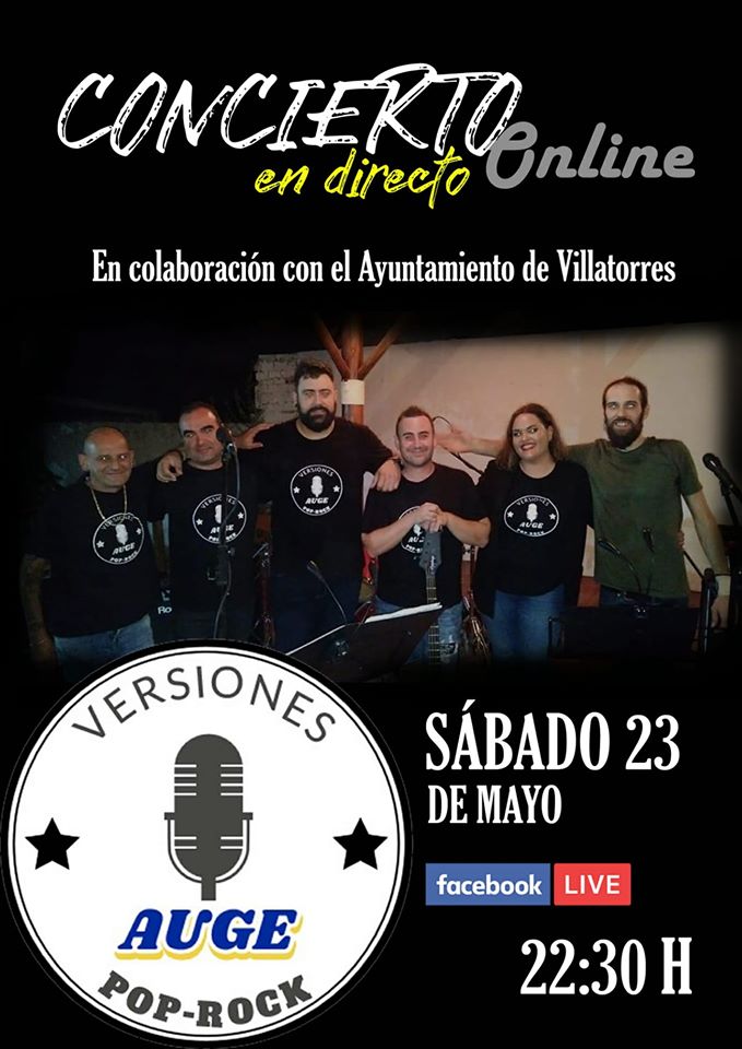Concierto en Directo Online Grupo Auge