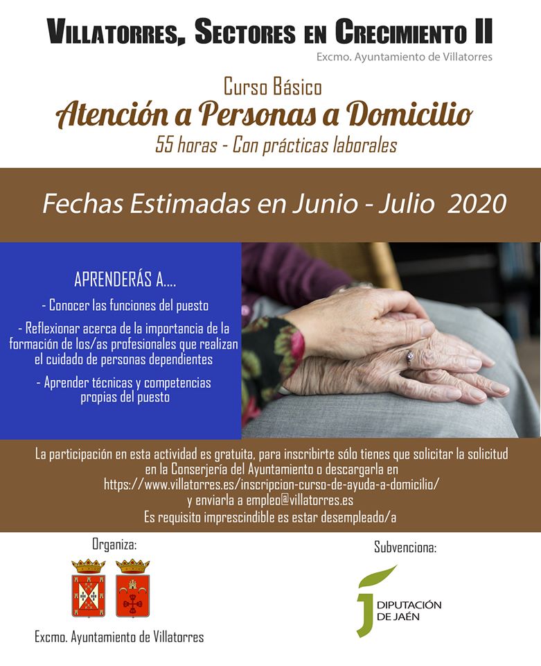 Curso Básico Atención de Personas a Domicilio