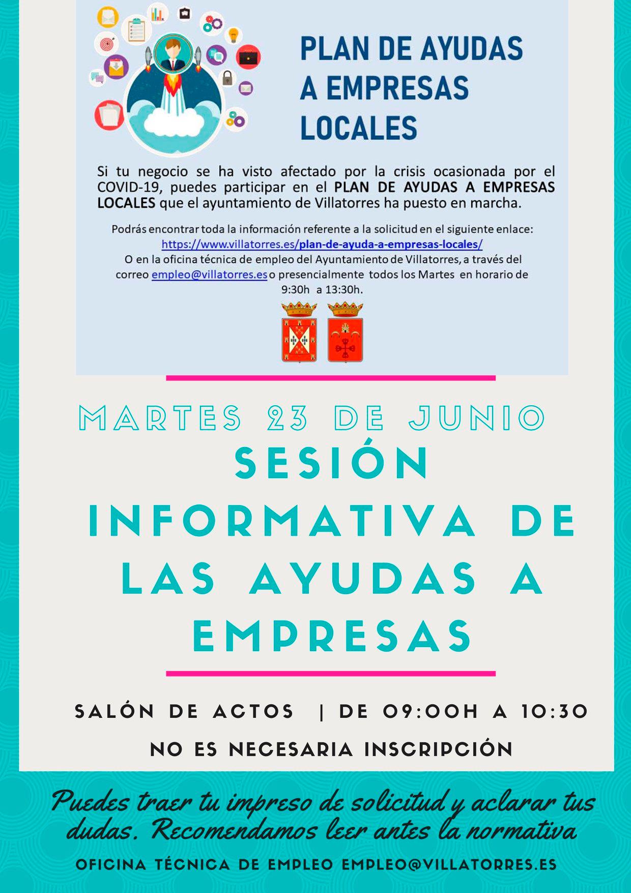 Sesión Informativa de Ayuda a Empresas