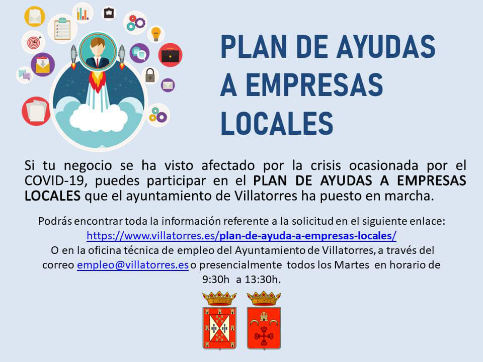 Plan de ayudas a empresas locales 