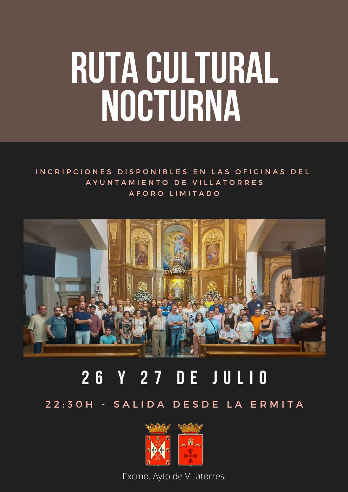 Abierto el plazo de inscripción a la ruta cultural nocturna