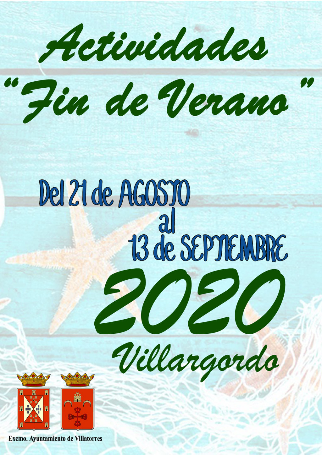 Actividades Fin de verano 2020