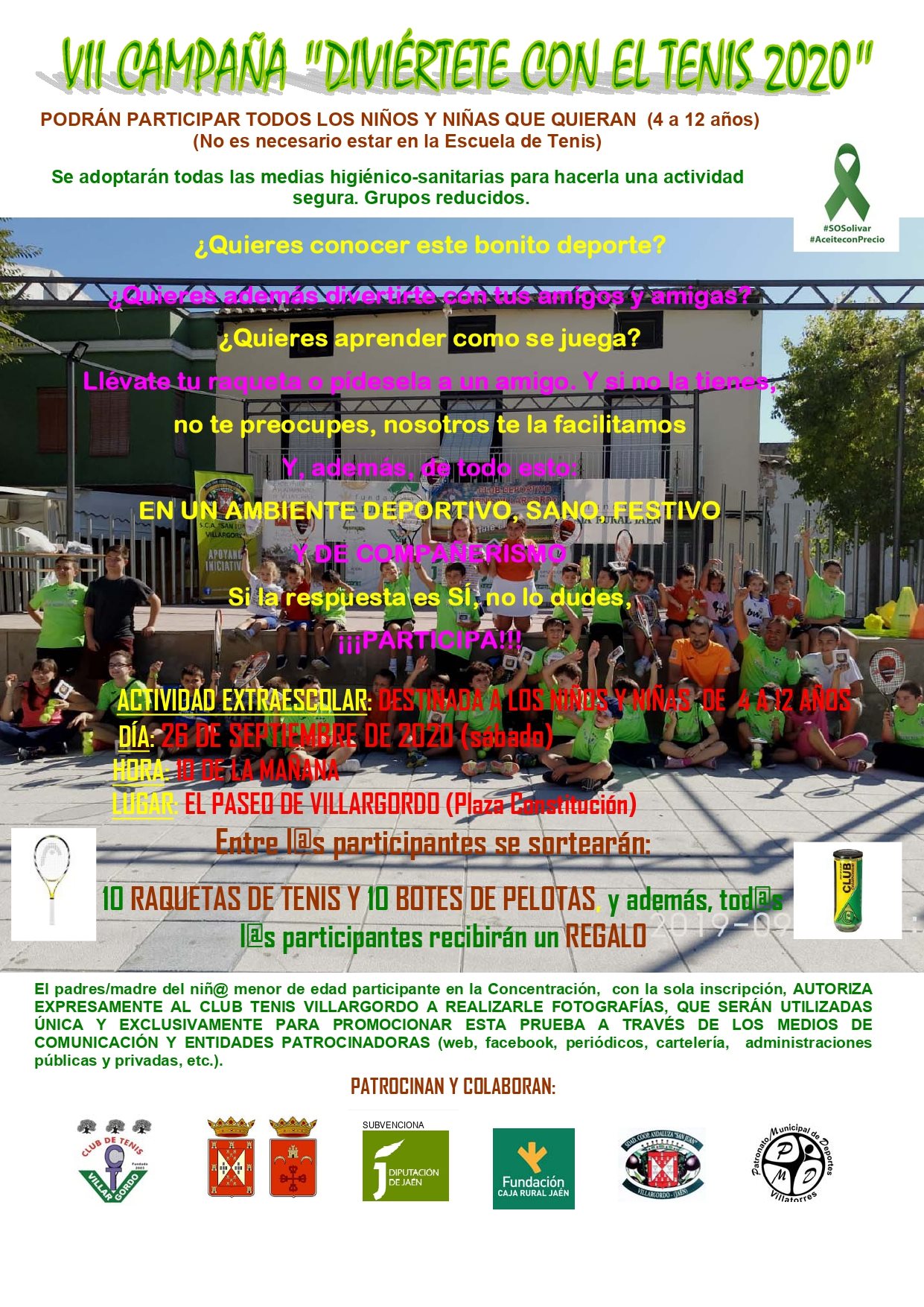 VII Campaña: Diviértete con el tenis 2020