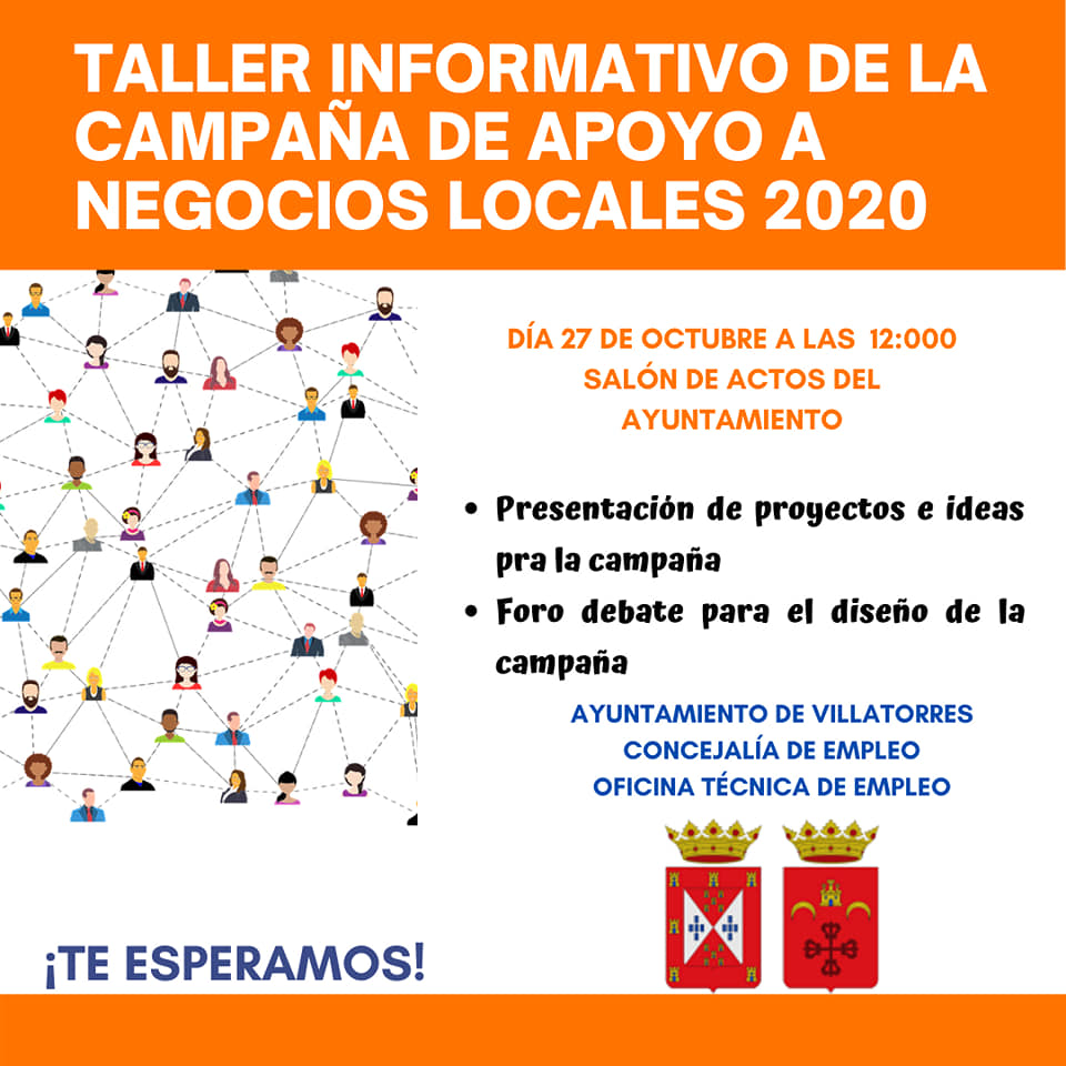 Taller informativo de la Campaña de apoyo a negocios locales 2020