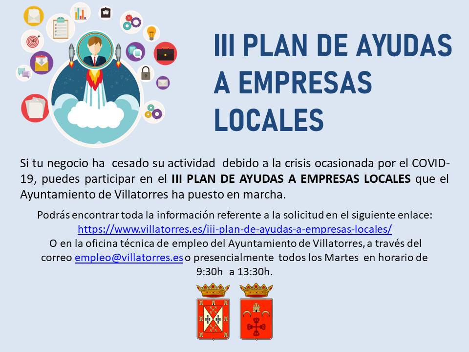 III Plan de ayudas a empresas locales
