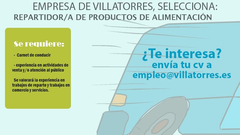 Oferta de empleo de repartid@r de productos de alimentación