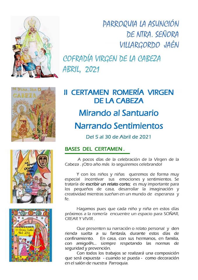 II Certamen Romería Virgen de la Cabeza Mirando al Santuario, narrando sentimientos