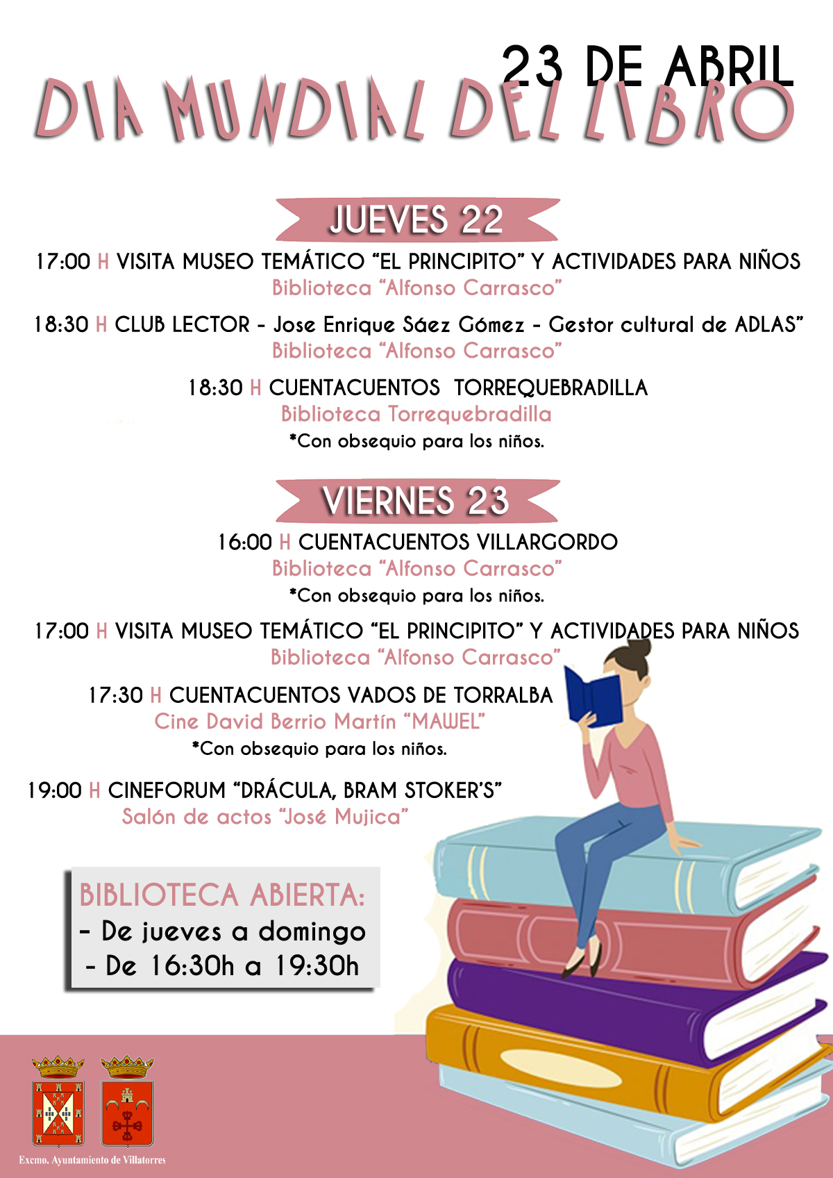 Actividades Día Mundial del Libro 