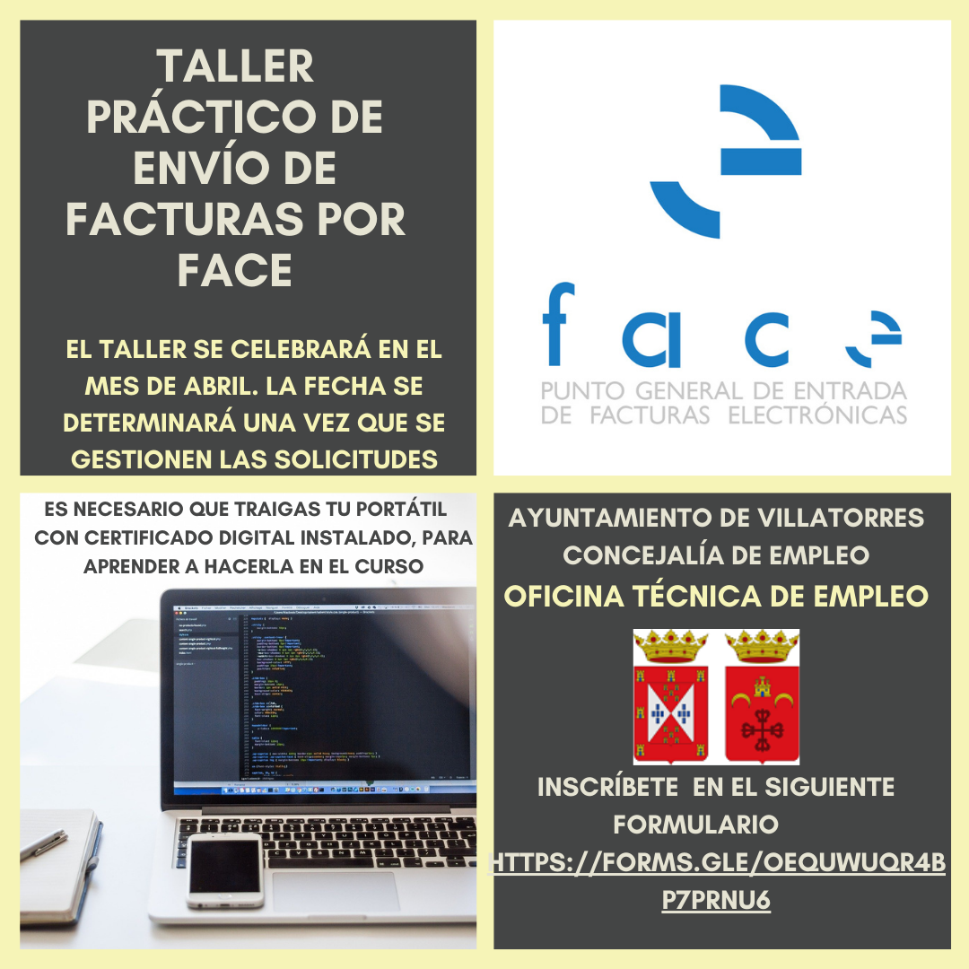 Taller práctico de envío de facturas por FACE