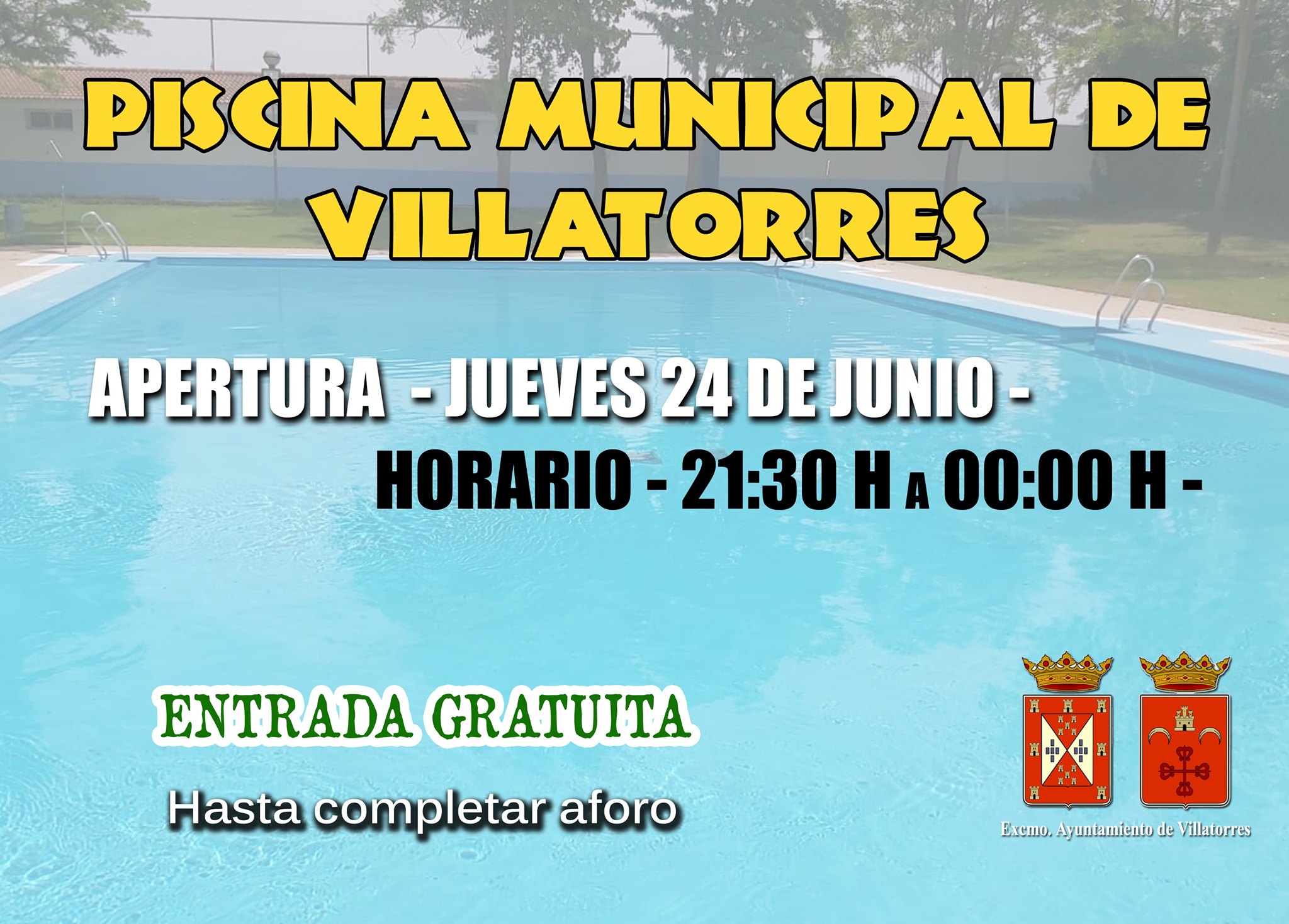 Apertura piscina municipal