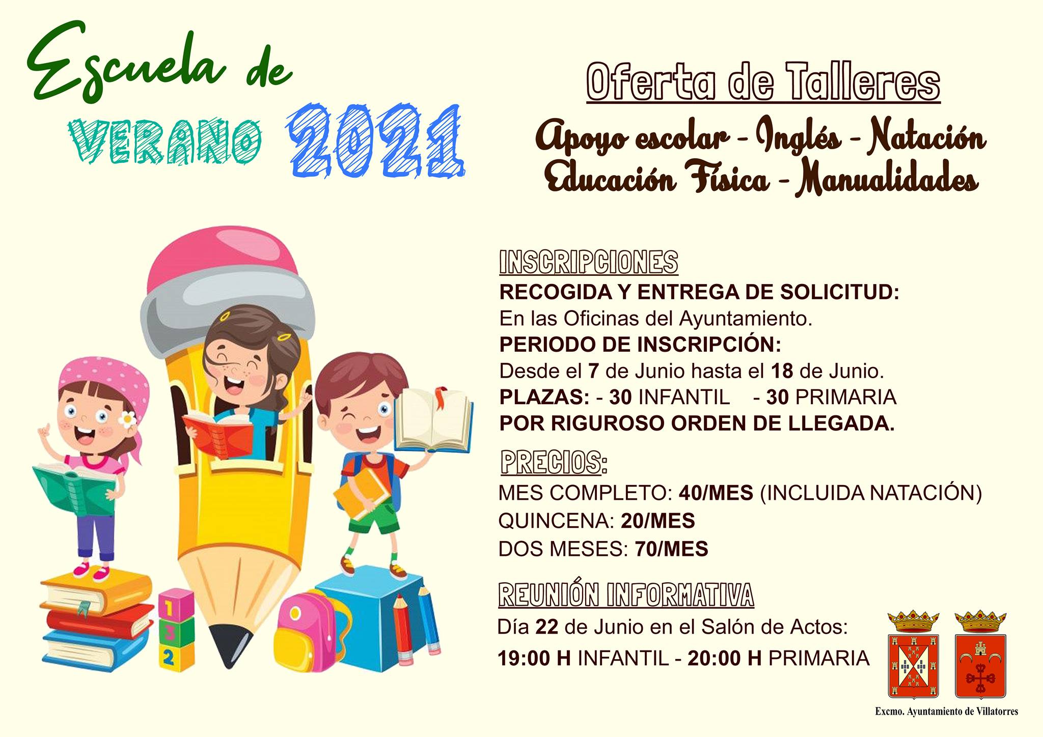 Abierta la inscripción a la Escuela de Verano 2021