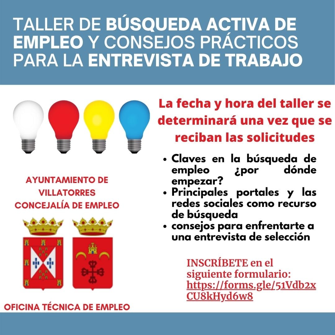 Taller de búsqueda activa de empleo