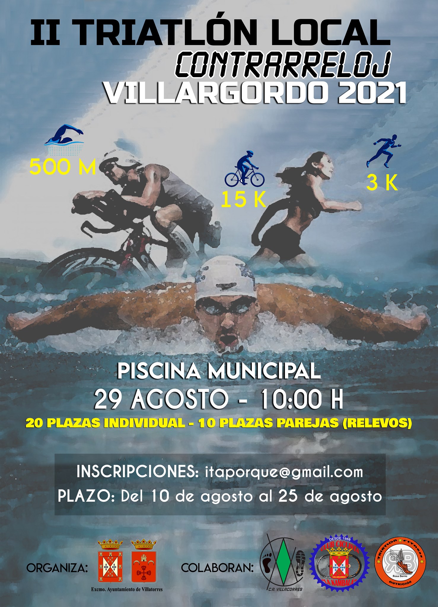 II Triatlon local contrareloj