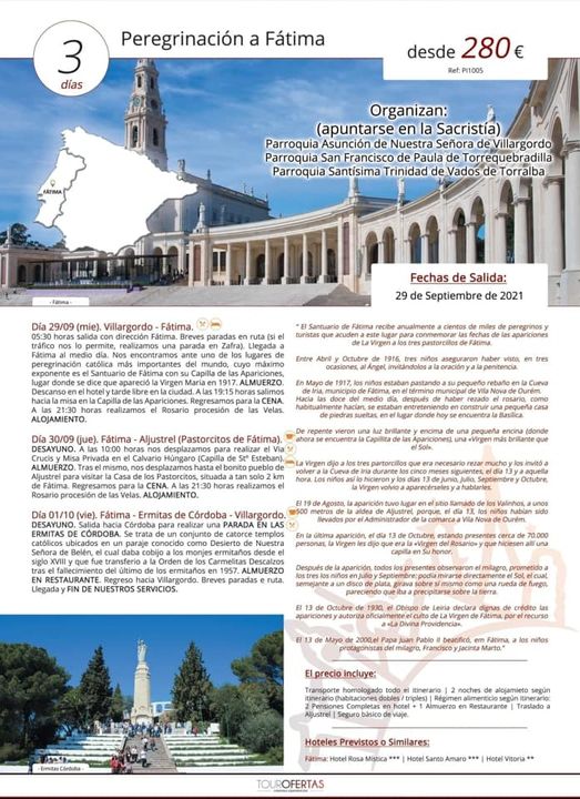 Peregrinación a Fátima