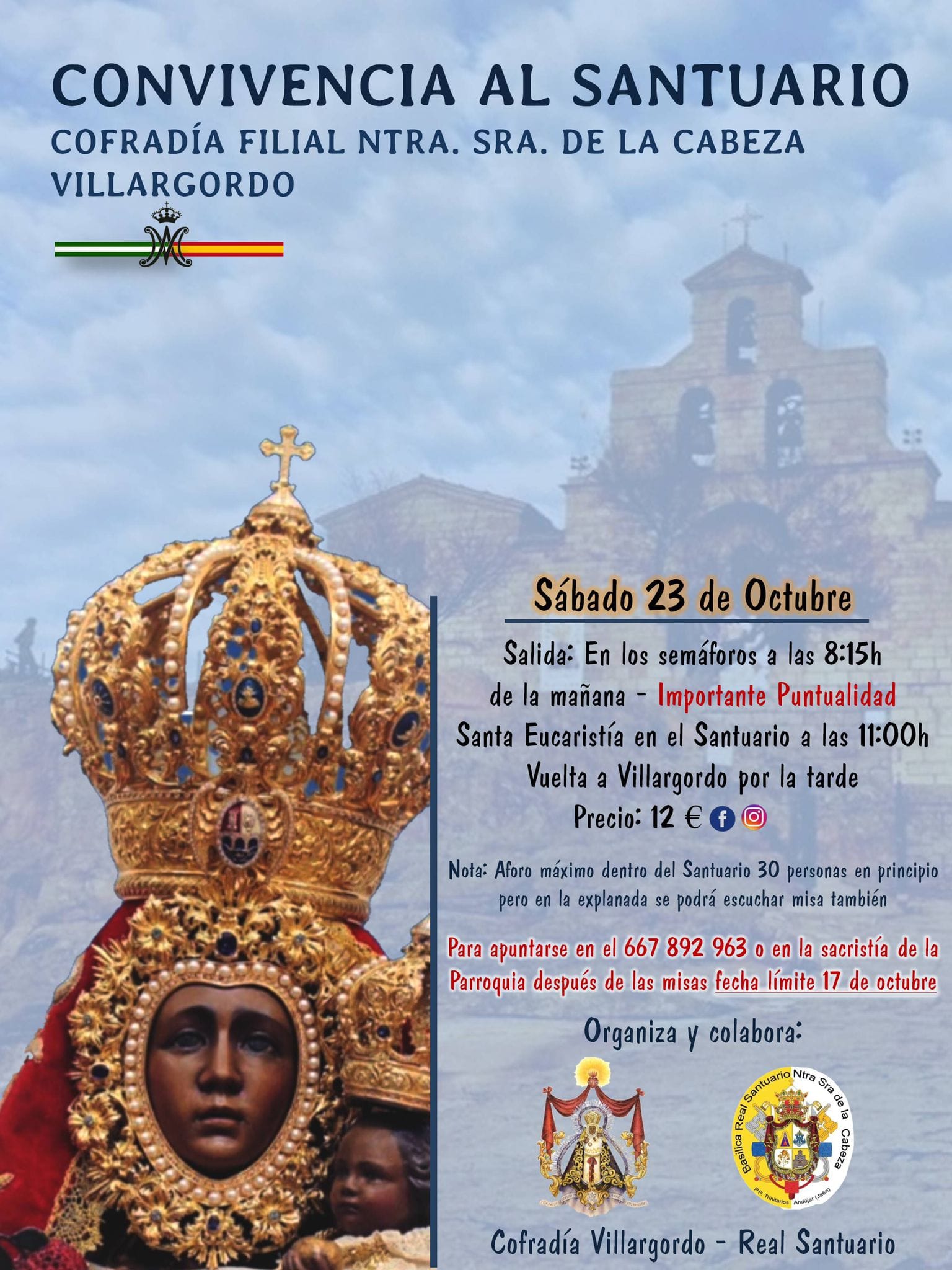 Convivencia en el Santuario de la Virgen de la Cabeza 