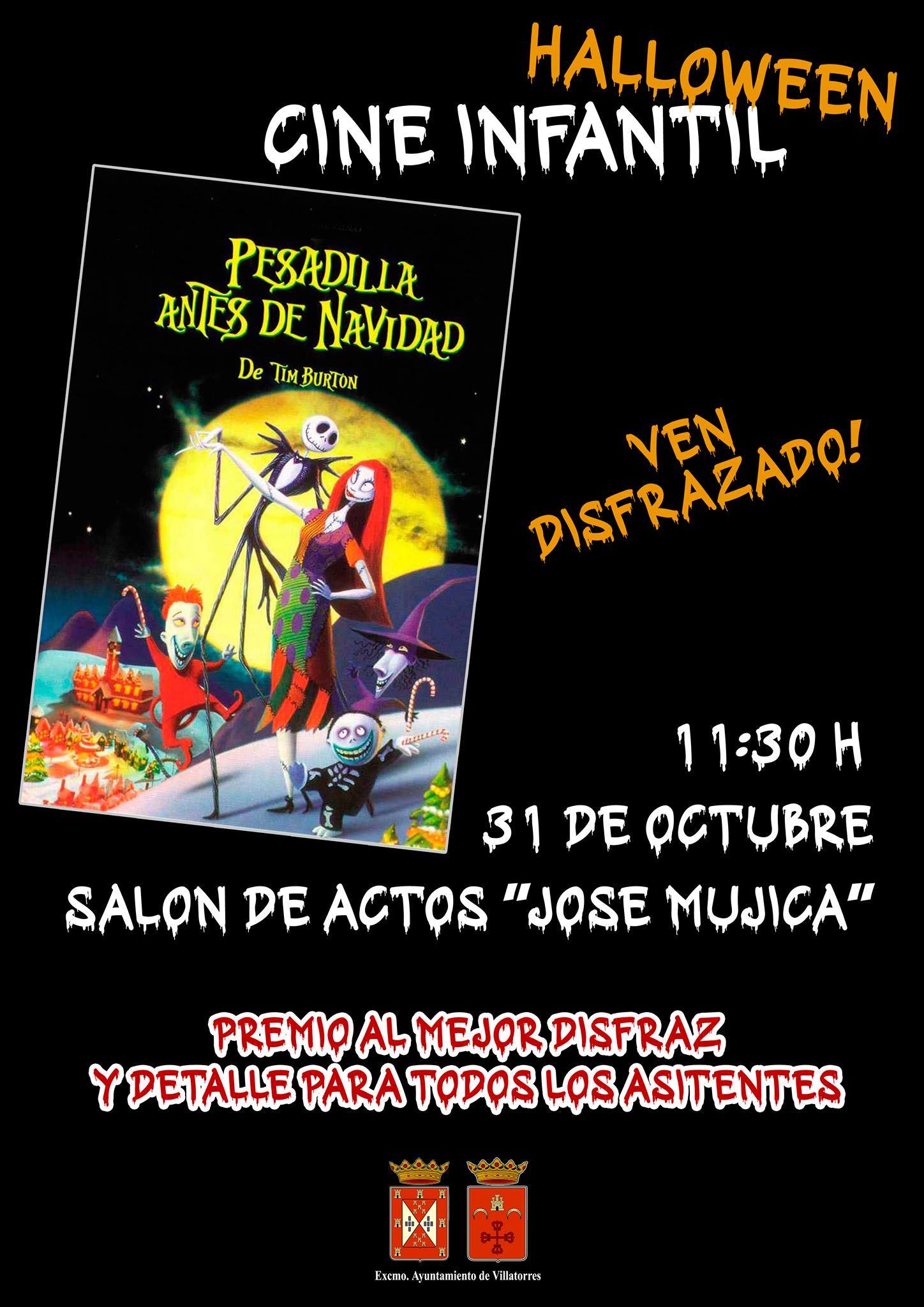 Proyección de la película: Pesadilla antes de Navidad
