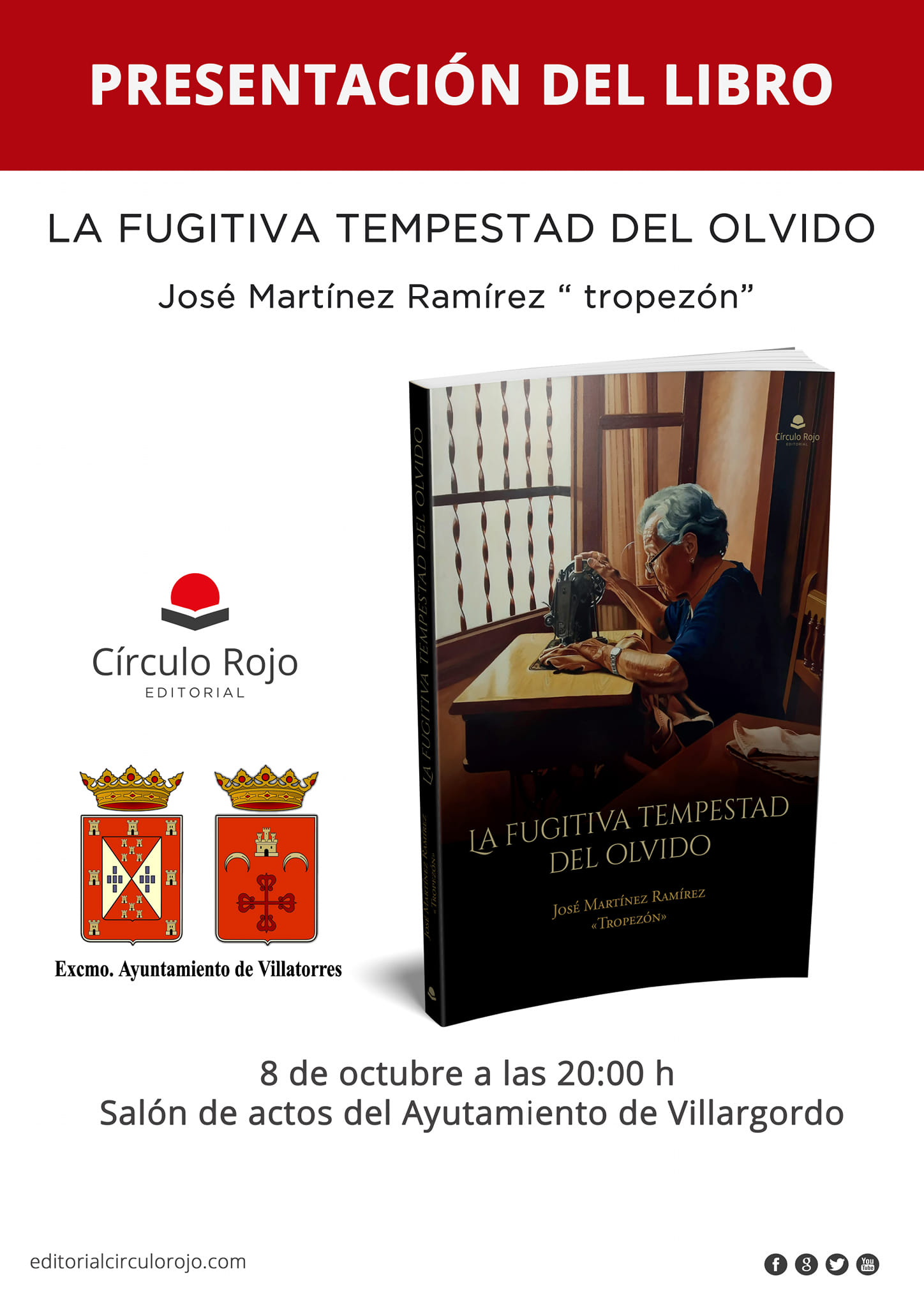 Presentación del libro "La fugitiva tempestad del olvido"