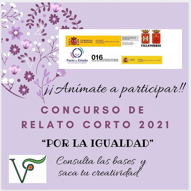 Concurso de Relato Corto "Por la Igualdad" para el alumnado del I.E.S. Llano de la Viña