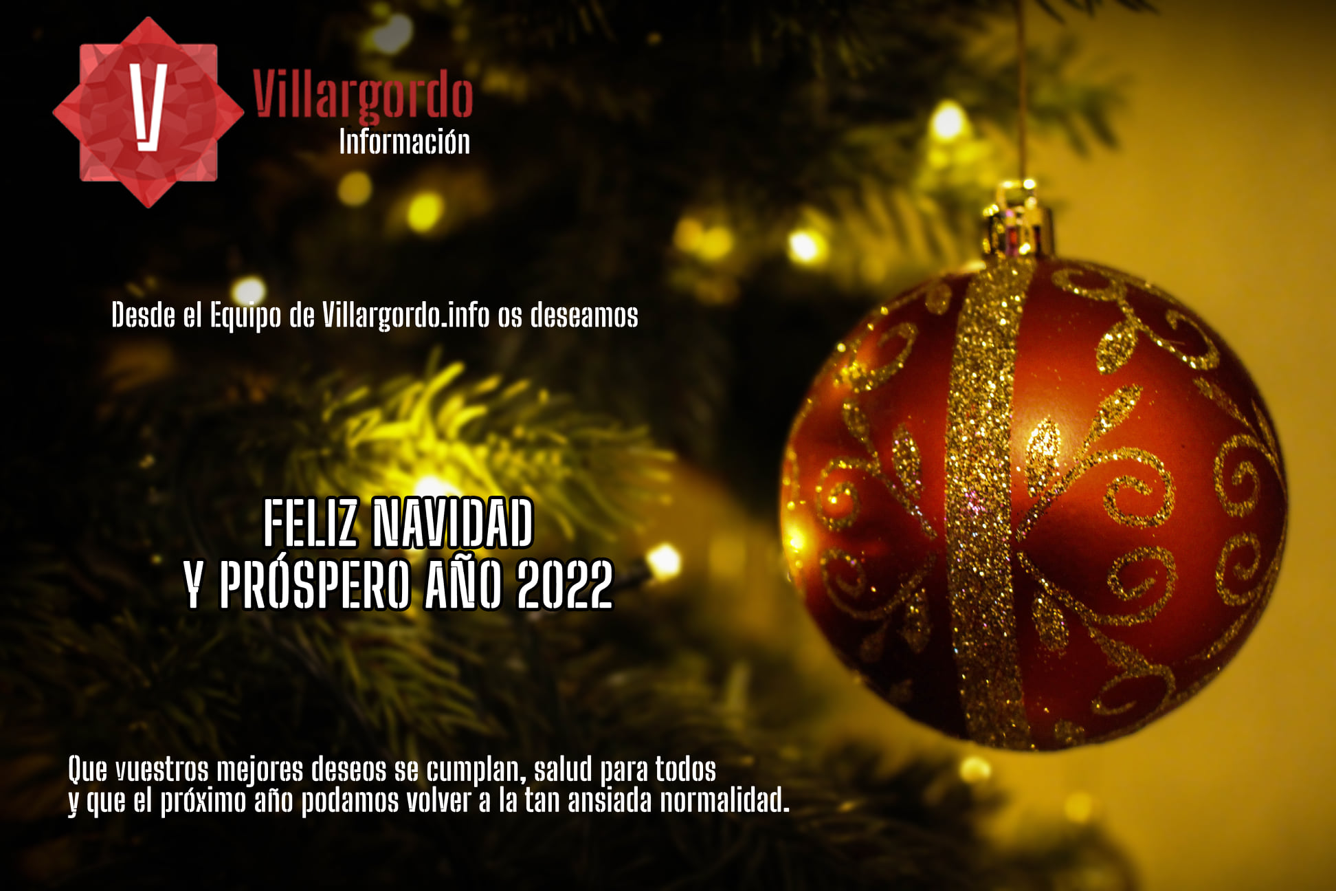 ¡Feliz Navidad y Próspero año 2022!