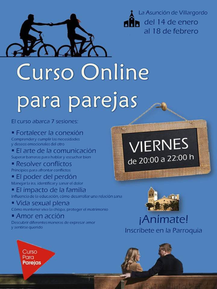 Curso online para parejas organizado por la Parroquia