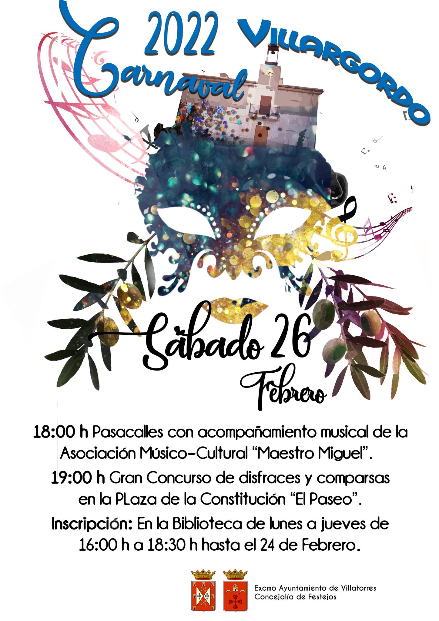 Abierta la inscripción al concurso de Carnaval 2022