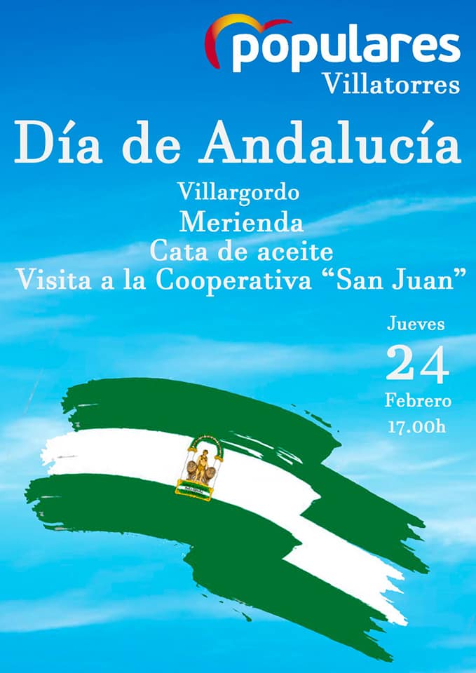 Actos del día de Andalucía organizados por el Partido Popular