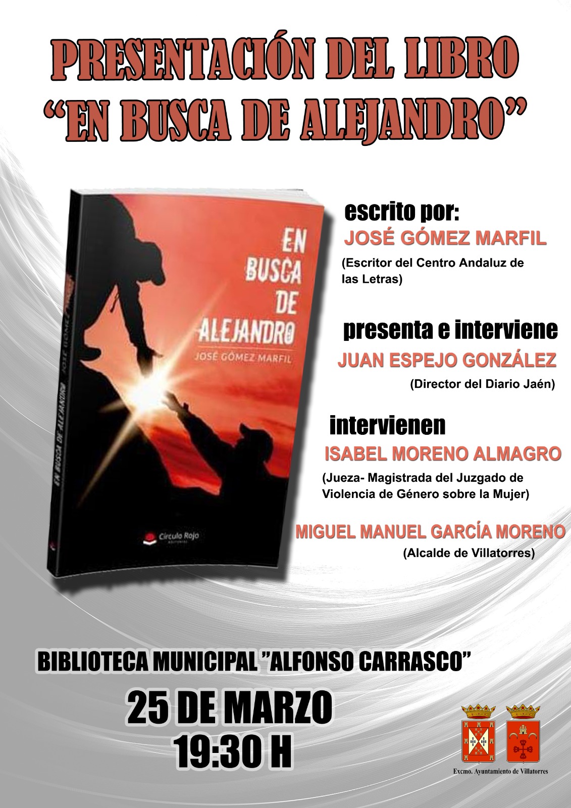 Presentación del libro "En busca de Alejandro"