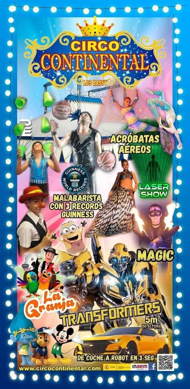 Circo Continental del Viernes 8 al Domingo 10 de Abril