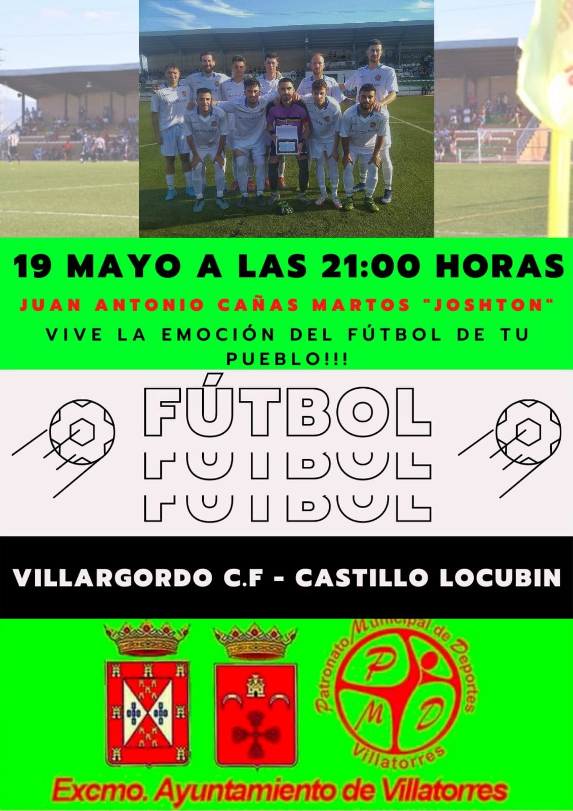 Partido de Fútbol Villargordo C.F - Castillo de Locubín 