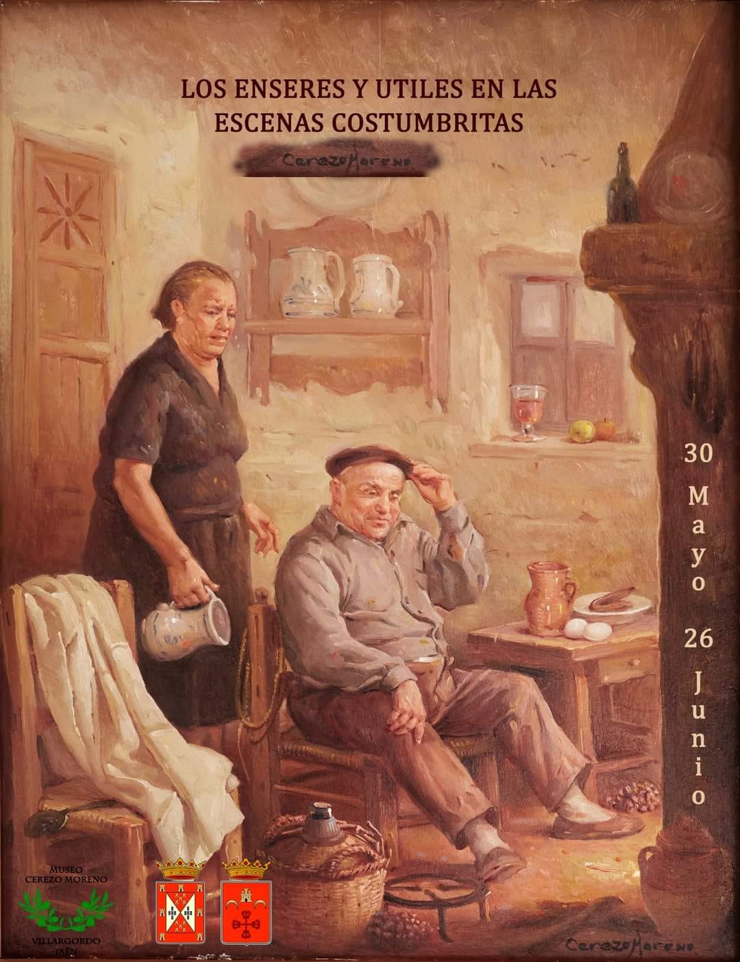 Exposición de Enseres y Útiles en las escenas costumbristas del Museo
