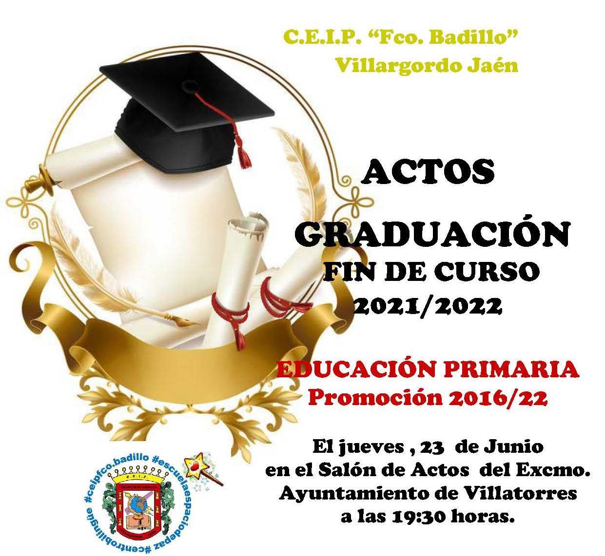 Graduación alumnado C.E.I.P Francisco Badillo