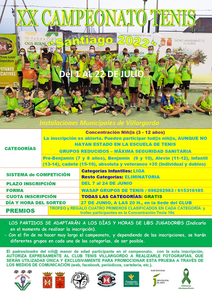 XX Campeonato de Tenis Santiago 2022